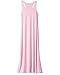 Thiness Women's Stretch Cotton Casual Summer Tank Sleeveless Long Maxi Dress