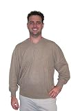 Men's Basic Vee Long Sleeve Cashmere Sweater V-Neck (cash6)