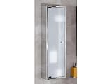 Badmöbel Hängeschrank 60x25 Edelstahl Glas Milano