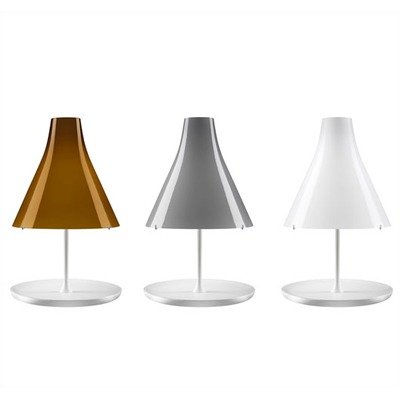 Tosca Table Lamp Base Color: White, Shade Color: 