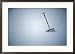 Deep Snow and a Lone, Well-Used Shovel Collections Framed Photographic Poster Print by Stephen St. John, 29x21 Image