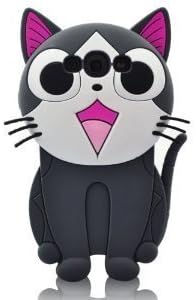 FJX 3D Cute Cat Pattern Soft Silicone Case Cover Compatible with Samsung Galaxy S3 SIII I9300