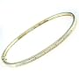 1/2 Carat 14K Yellow Gold Diamond Bangle