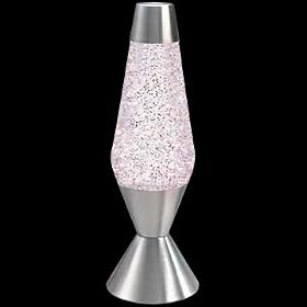 Lava Lamp Original Brand 52 OZ- Clear Liquid with Silver Glitter by Lava Brand