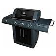 Char Broil Heatwave Infrared Three-Burner Gas Grill, with Sideburner