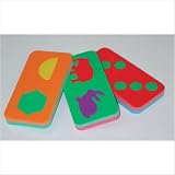 Jumbo Domino Game Set Theme: Shapes