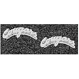 Logo Art Washington State Cougars Sterling Silver Team Font 1/4 Post Earrings