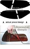 Subaru Impreza, WRX, STI Wagon, Outback Sport 2008 2009 2010 2011 Tail Light Vinyl Film Covers ( GUN SMOKED ) by Lamin-x