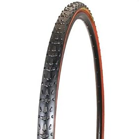 Tufo T34 Pro Cross Tubular Cyclocross Bicycle Tire - Black/Red - 700 x 34