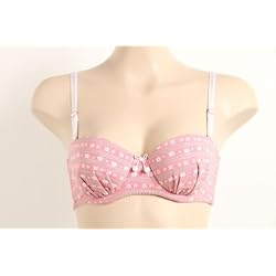 Candy Ball ゆるかわノルディック柄ラメプリント 1/2カップブラジャー