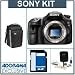 Sony Alpha DSLR SLT A65 Translucent Mirror Digital Camera,- Bundle - with 32GB SD Memory Card, Camera Bag, Cleaning Kit