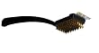 Curved Handle Grill Brush. 10.5 Inch