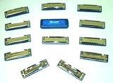 Merano CHP10-12 Blues Harmonicas Set