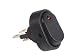 JT&T Products (2703-4J) - 16 AMP @ 12 Volt, Illuminated On/Off Oval Rocker Switch, Amber LED