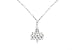 Sterling Silver Cubic Zirconia Heirloom Collection Chandelier Pendant by Crislu, 18
