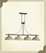 6599-4-44 - Quorum Lighting - Wingate 4 Light Island