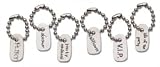 Boston Warehouse Party Goers Wine Marker, Set of 6