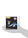 U by Kotex Curves Regular Panty Liners, Unscented, 40 Count