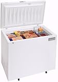 Frigidaire FCCS071FW 7.2 Cu. Ft. Chest Freezer with 1 Wire Basket, Thermometer  MaxFreeze Switch with LED Light