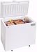 Frigidaire FCCS071FW 7.2 Cu. Ft. Chest Freezer with 1 Wire Basket, Thermometer & MaxFreeze Switch with LED Light