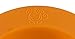 oogaa Baby Feeding Silicone Bowl - Easy Clean, Baby Safe - Tasteless - Orange