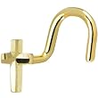 Solid 14KT Yellow Gold Raised Cross Nose Screw Ring
