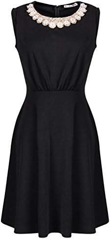 VANIUX Womens Celebrity Lace Splicing Evening Pencil Midi Bodycon Dress
