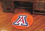 NCAA ARIZONA WILDCATS BASKETBALL SHAPED DOOR MAT RUG