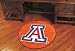 NCAA ARIZONA WILDCATS BASKETBALL SHAPED DOOR MAT RUG