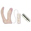 Doc Johnson Vac-U-Lock Natural Double Penetrator Vibrating Adult Sex Toy Kit