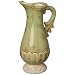 Soft Green and Brown Italian Ceramic Pitcher