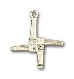 14kt Gold St. Brigid Cross Medal