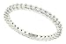 Ladies Round prong Set Diamond Eternity Band .48cttw
