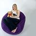 Red Foam Filled Double Bean Bag Jumbo Cord