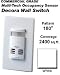 Leviton OSSMT-MDW Decora Multi-Technology PIR/Ultrasonic Wall Switch
