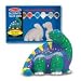 MELISSA & DOUG DECORATE YOUR OWN DINOSAUR FIGURINES