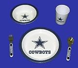 Dallas Cowboys NFL Childrens 5 Piece Dinner Set by DUCK HOUSE