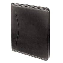 US Luggage Leather Bi Fold Pad Folio - PL102-4 Black