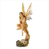 Fantasy Sunset Fairy Figurine With Led Light Home Decor