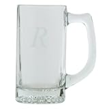 Review   / Block Monogram Beer Mug Set of 4 - R