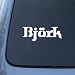 BJORK - Vinyl Car Decal Sticker #1784 | Vinyl Color: White
