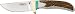 Buck Knives 0005EKSLE1 Bel Air Gen-5 Skinner Fixed Blade Knife with Elk Horn Brass Handles
