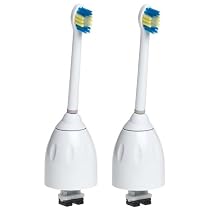 Philips Sonicare HX7012/60 e-Series Compact Replacement Brush Heads, 2-Pack