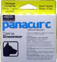 Panacur Granules 1 Gram 3 Packets