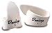 Musical Instruments : Dunlop White Plastic Thumb Picks, Large