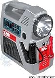 Senco PC0981 6-in-1 Jump Starter, Air Compressor, 120V Power Inverter, Spotlight, Flourescent Work Light, Warning Blinker, Rechargable Battery