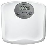 Thinner MS-2820 Weight Tracker Digital Bathroom Scale, Capacity 330 lb x 0.2 lb, 12.5 x 12 in. Base