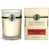 Archipelago Botanicals POMEGRANATE CITRUS CANDLE 60 Hour Aromatherapy Home Fragrance Signature Series All Natural Hand Poured Premium Soy Wax Jar Candle W/ Deluxe Gift Box
