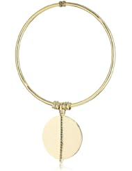 Paige Novick "Empire" 14K Gold-Plated Medallion Collar Necklace