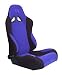 APC 124102 Race Seat W/Slider Blue